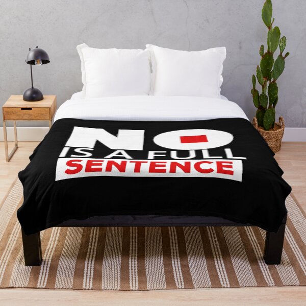 Item preview, No is a full sentence designed and sold by DarrriaDesign.