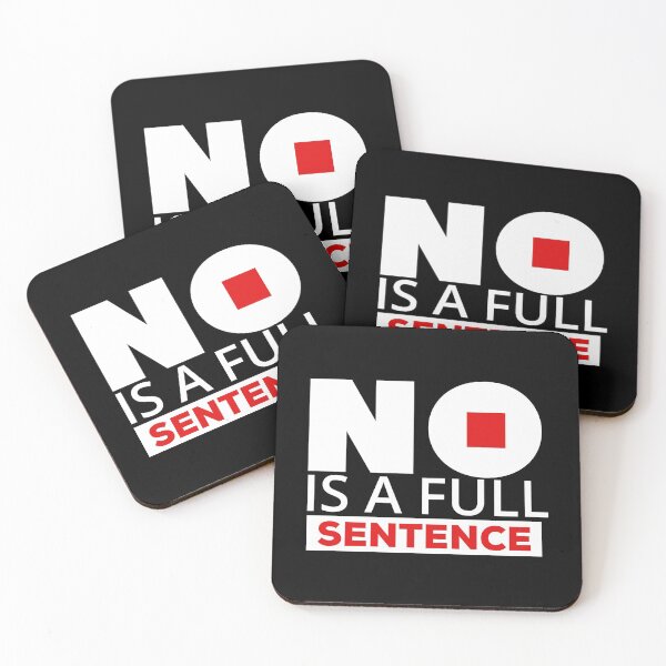 Item preview, No is a full sentence designed and sold by DarrriaDesign.