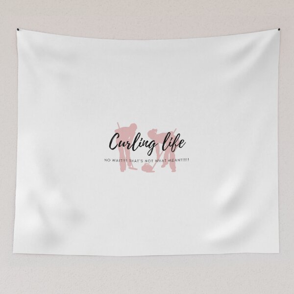 Item preview, CURLING LIFE! NO WAIT! CURLY LIFE ! designed and sold by Eli5Ol.