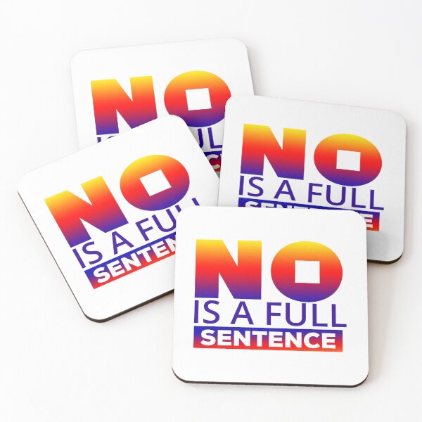 Item preview, No is a full sentence designed and sold by DarrriaDesign.