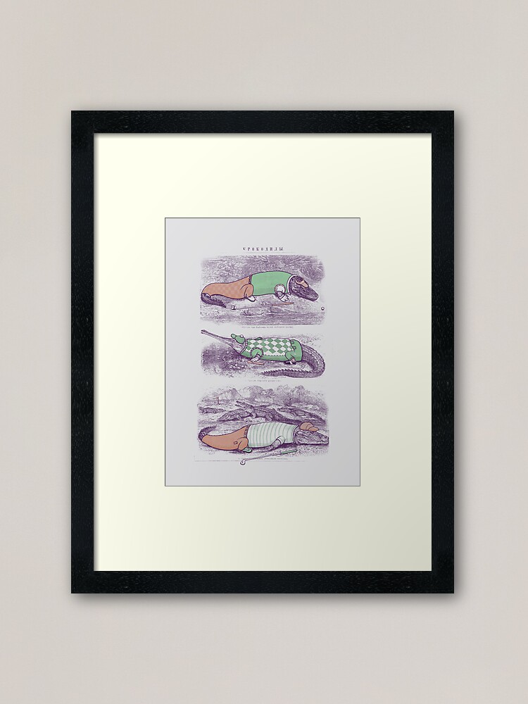 Alternate view of Golf Buddies Framed Art Print