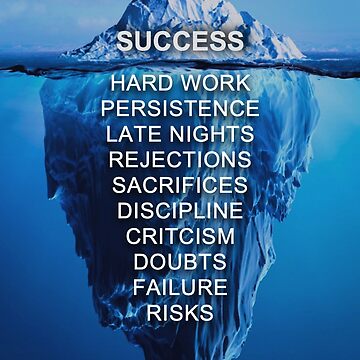 Artwork thumbnail, 'Success Ice Berg' Life & Entrepreneurship Motivation by ZoomOutlet