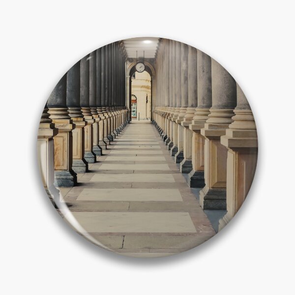 Item preview, Corridor between many columns designed and sold by lena-maximova.