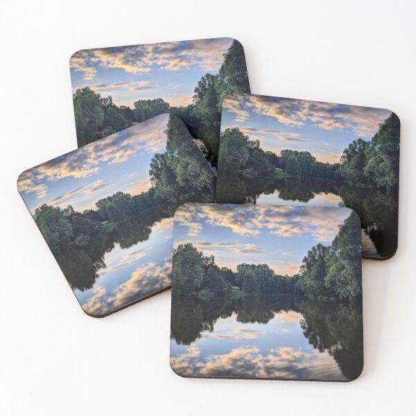 Item preview, Countryside Tree Surround Reflected in River designed and sold by WearWolfDesigns.