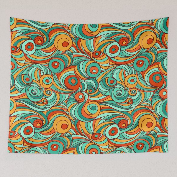 Item preview, Swirling 70’s designed and sold by Liani DeGeeter.