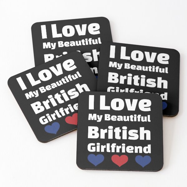 Item preview, I Love My Beautiful British Girlfriend - United Kingdom Girlfriend designed and sold by DiceNLDesigns.