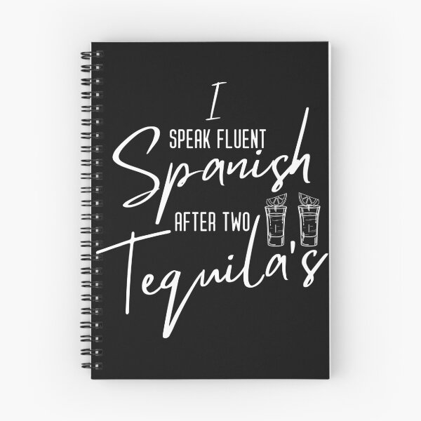 Aperçu de l'œuvre Je parle couramment espagnol après deux tequilas créée et vendue par QlickDesign.