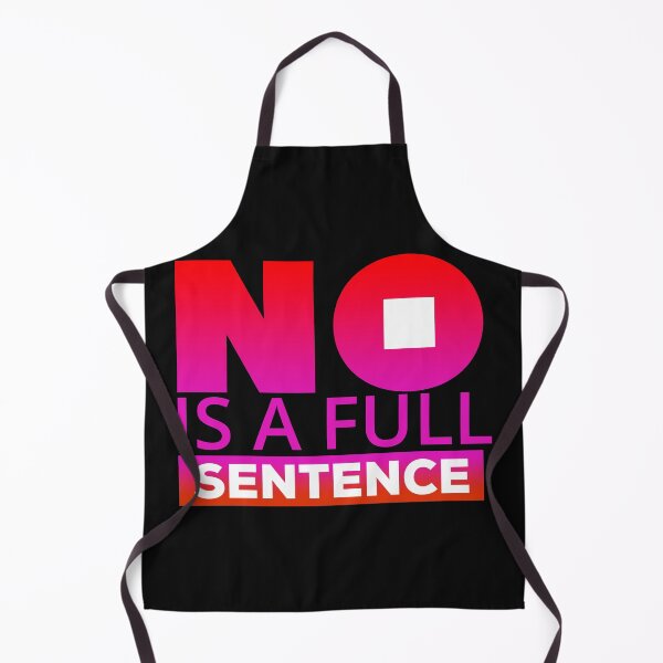 Item preview, No is a full sentence (red&pink) designed and sold by DarrriaDesign.
