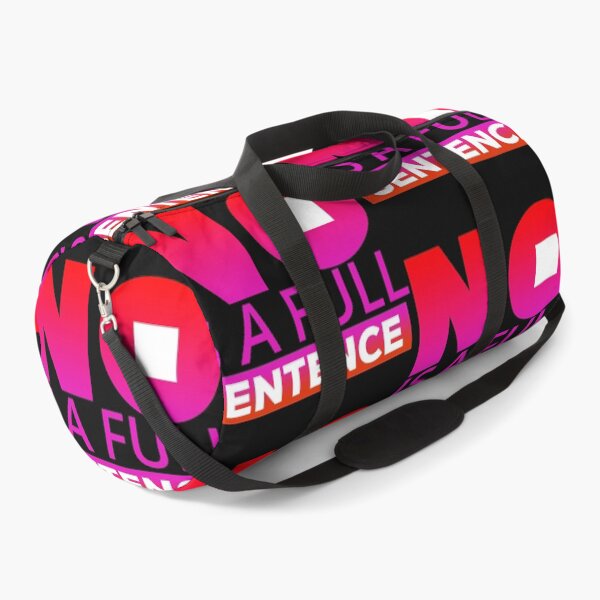 Item preview, No is a full sentence (red&pink) designed and sold by DarrriaDesign.