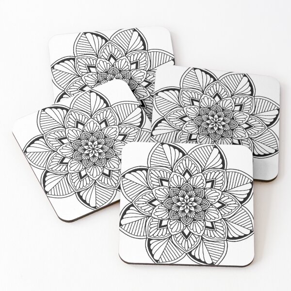 Item preview, simple mandala flower designed and sold by annimandala08.