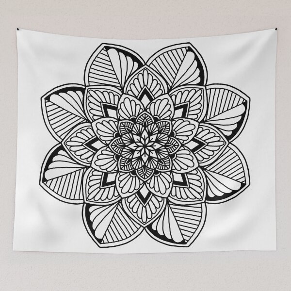 Item preview, simple mandala flower designed and sold by annimandala08.