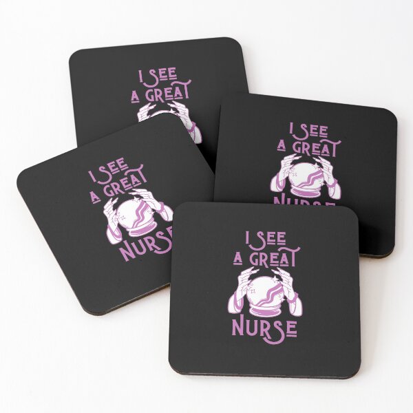Item preview, I see a great nurse - cute purple nurse design designed and sold by Theleochick.