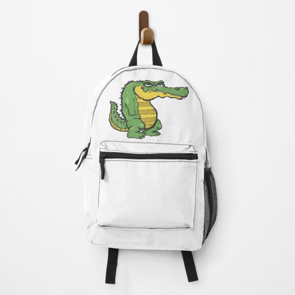 Item preview, A cartoon style artwork of a lazy alligator designed and sold by crazycollective.