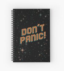 Cuaderno de espiral ¡No entres en pánico! Píxeles