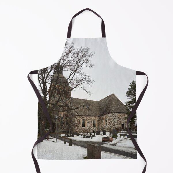 Item preview, The Old Church of  Kangasala  on a gray day designed and sold by Jouko Lehto Photography.