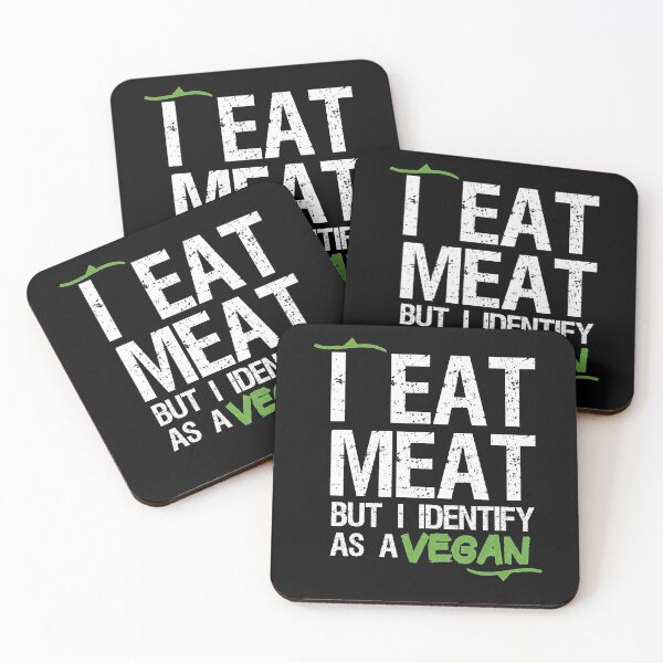 Item preview, I Eat Meat But I Identify As A Vegan: vegetables style For veggie lover designed and sold by Houssemanthony.