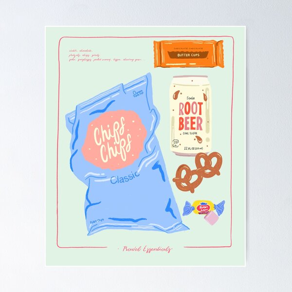 Item preview, Cute And Girly Snack Illustration designed and sold by Rika-Designs.