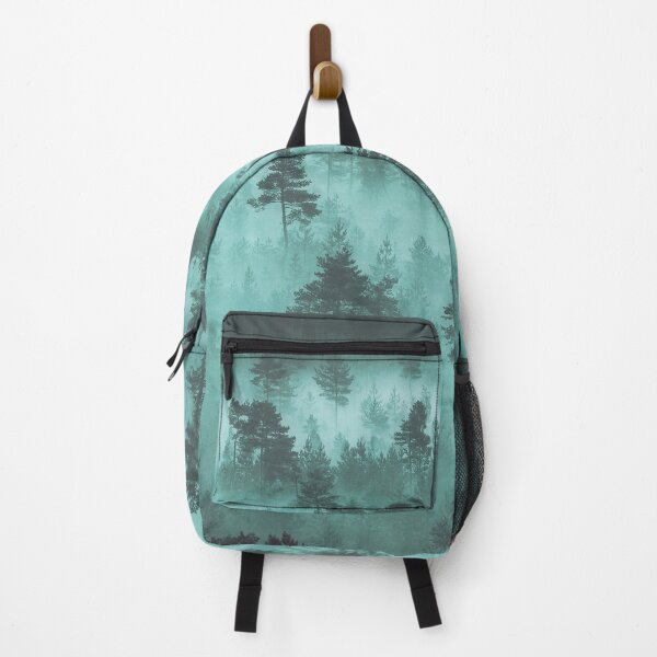 Item preview, pine forest in the mountains in the fog designed and sold by ilyasovkamil.