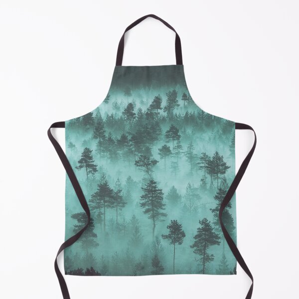 Item preview, pine forest in the mountains in the fog designed and sold by ilyasovkamil.