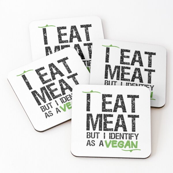 Item preview, I Eat Meat But I Identify As A Vegan: vegetables style For veggie lover designed and sold by Houssemanthony.
