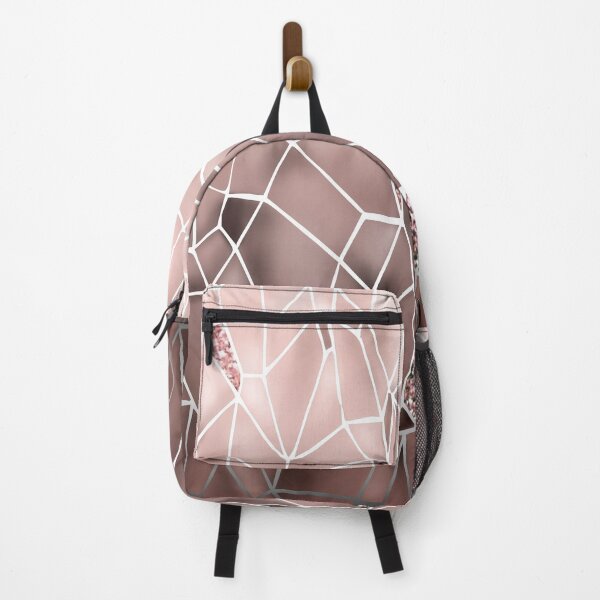 Item preview, SuperImposed Stained Glass Pattern on Rose Gold Gradient designed and sold by Cyra26.
