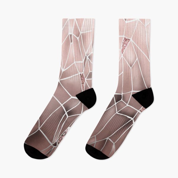 Item preview, SuperImposed Stained Glass Pattern on Rose Gold Gradient designed and sold by Cyra26.