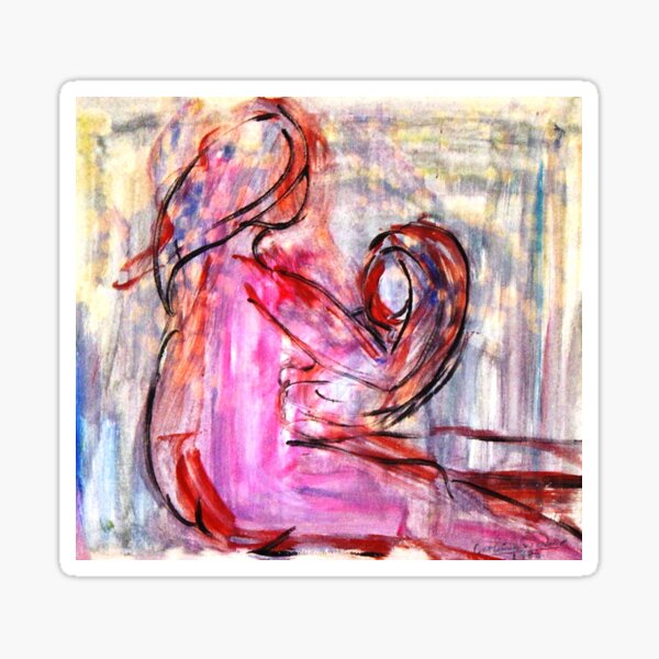 Mother and child Sticker