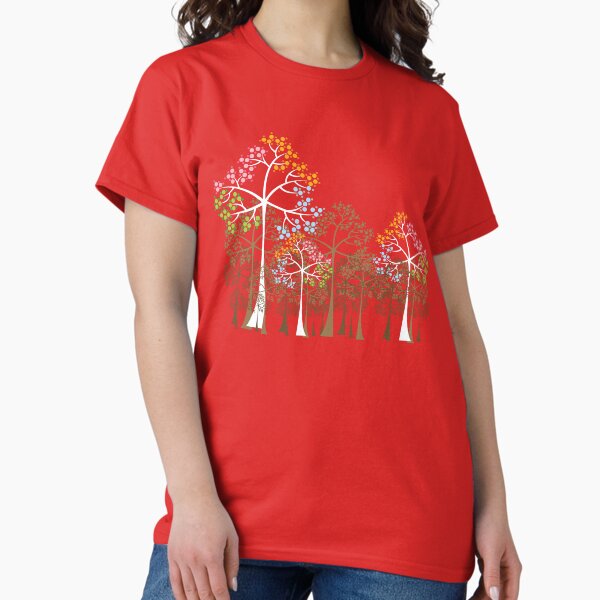 Item preview, Colorful Four Seasons Trees © fatfatin designed and sold by fatfatin.