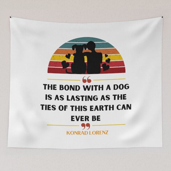 Item preview, Bond with a dog lasts a lifetime - International dog day 2022 designed and sold by tropicprince.