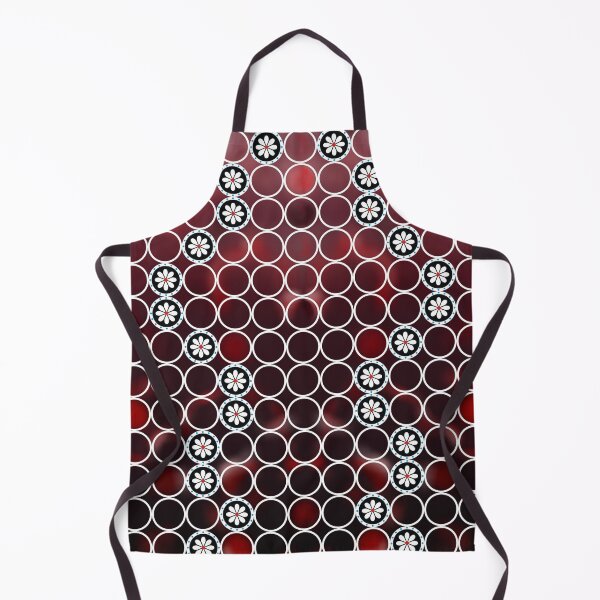 Item preview, Eastern Ajrak Inpired Burgundy Gradient designed and sold by Cyra26.