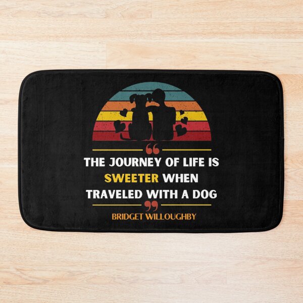 Item preview, Journey of life is sweeter next to a dog - International dog day 2022 designed and sold by tropicprince.