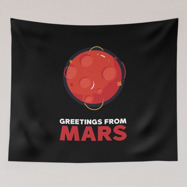 Item preview, Greetings From Mars Red Planet Science designed and sold by Aleodor.