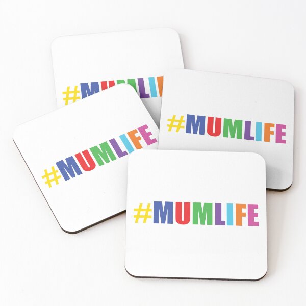 Item preview, Hashtag Mum Life Multi Coloured Word Design designed and sold by RT-art.