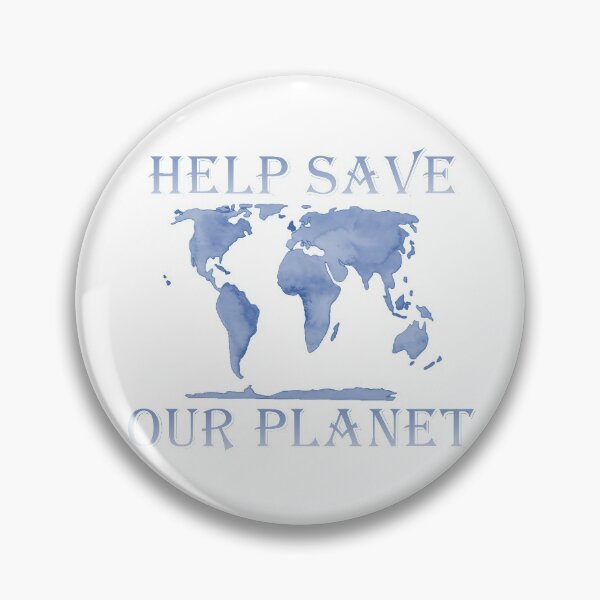 Item preview, Help Save Our Planet, Blue designed and sold by ChristineShook.