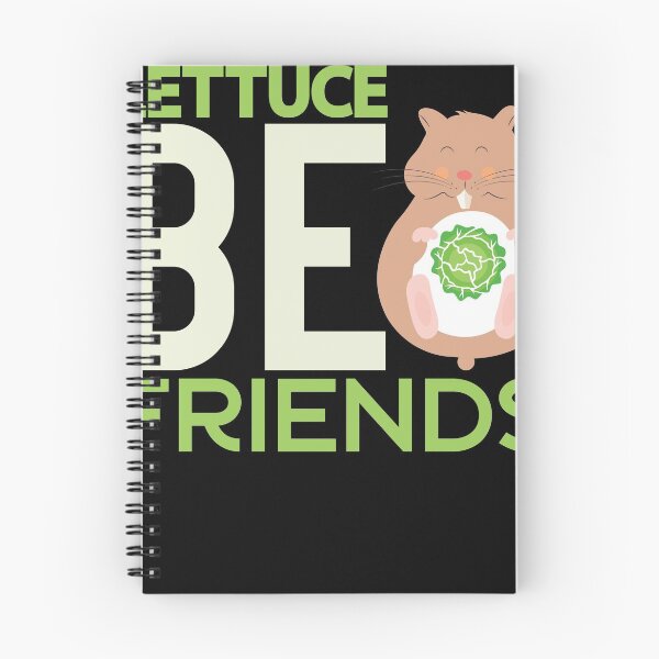 Item preview, Lettuce Be Friends Funny Hamster Lover Pun designed and sold by tomtomd.