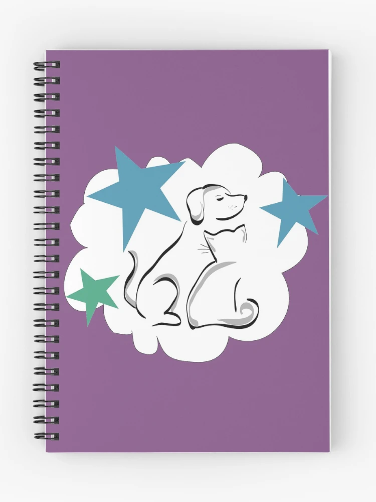 Thumbnail 1 of 3, Journal, Dog and cat designed and sold by RipaDesign.