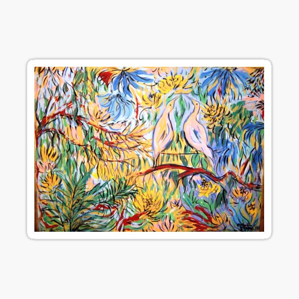 Birds in the Garden Sticker