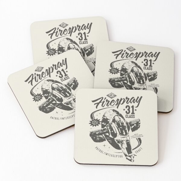 Item preview, Retro/Vintage Firespray Ad (Charcoal) designed and sold by cellar8art.