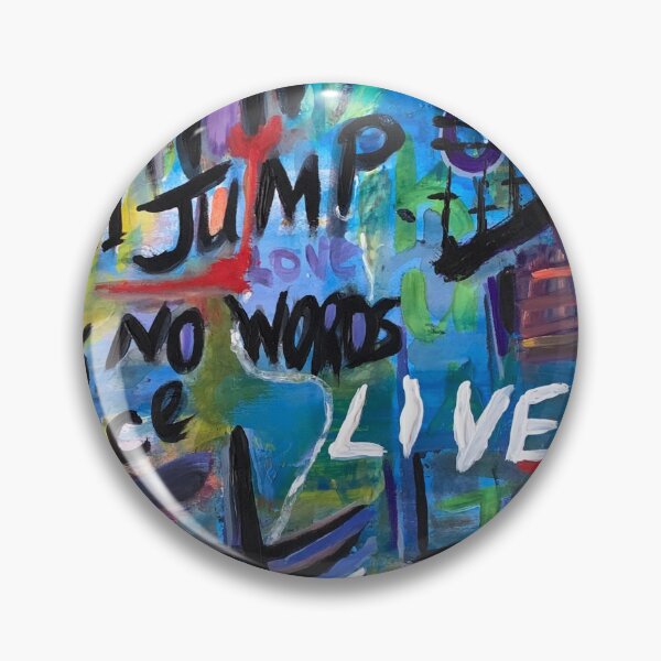 Item preview, Double Cross, abstract acrylic designed and sold by Art With Impact – Statement Art & Apparel for Deep Thinkers.