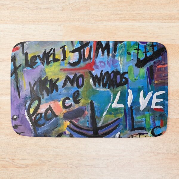 Item preview, Double Cross, abstract acrylic designed and sold by Art With Impact – Statement Art & Apparel for Deep Thinkers.