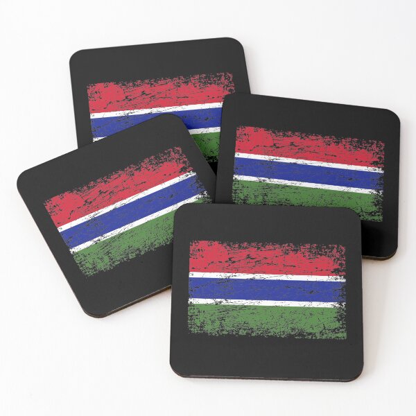 Item preview, Gambia Gambian flag flag designed and sold by GeogDesigns.