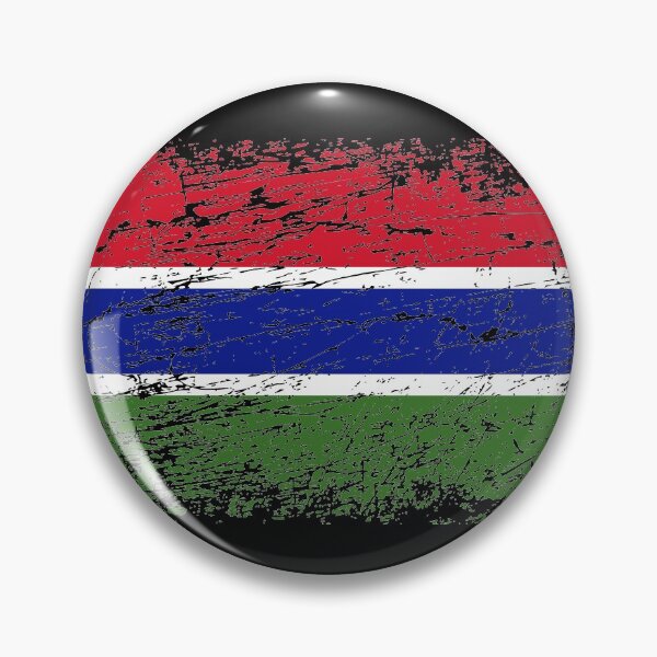 Artikelvorschau, Gambia gambianisch Flagge Fahne entworfen und verkauft von GeogDesigns.