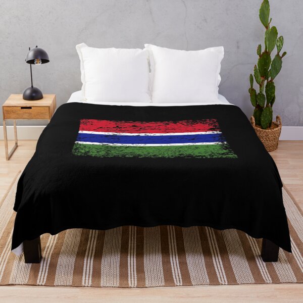 Artikelvorschau, Gambia gambianisch Flagge Fahne entworfen und verkauft von GeogDesigns.