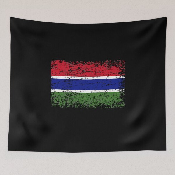 Item preview, Gambia Gambian flag flag designed and sold by GeogDesigns.