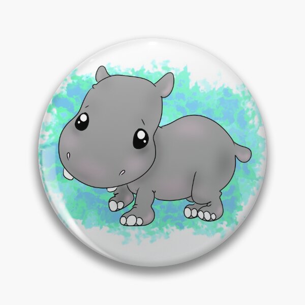 Item preview, Hippo designed and sold by FickleandFancy.