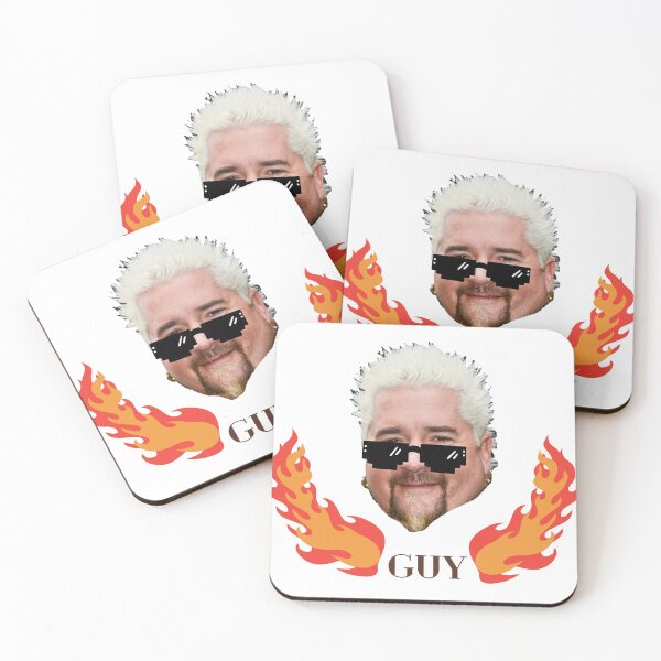 Item preview, Guy Fieri custom emblem meme designed and sold by Badmoviesrus.