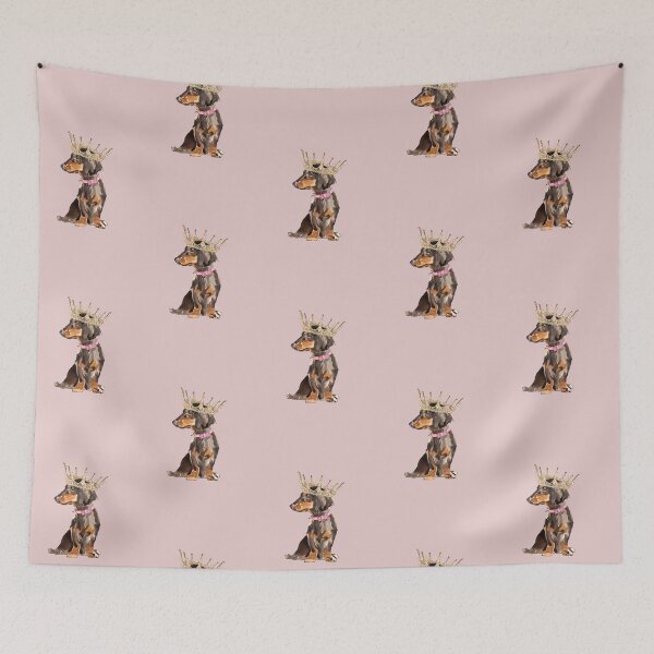 Item preview, Queen Dachshund  designed and sold by Leatextileart.