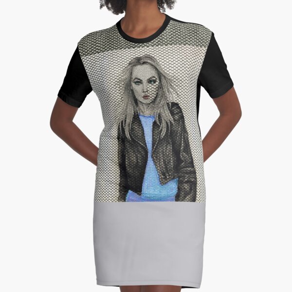 Girl Rider 1 Graphic T-Shirt Dress