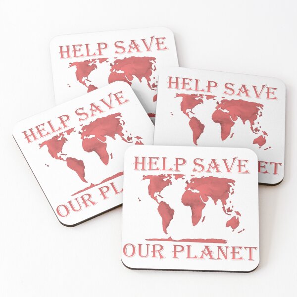 Item preview, Help Save Our Planet, Red designed and sold by ChristineShook.