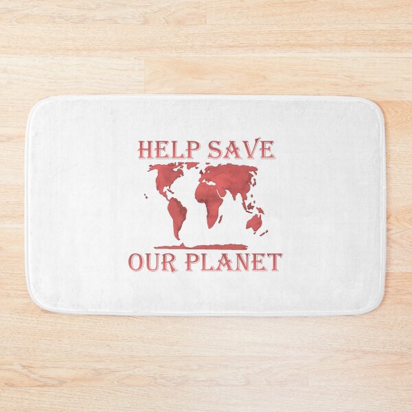 Item preview, Help Save Our Planet, Red designed and sold by ChristineShook.